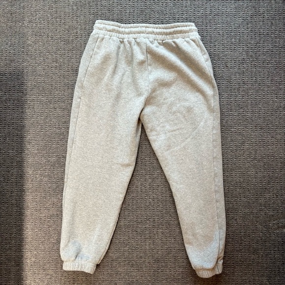 Quince Women's Organic Heavyweight Fleece Boyfriend Sweatpants Medium Grey Gray - Picture 5 of 13